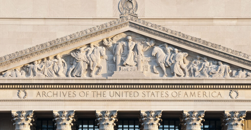 National Archives ceiling
