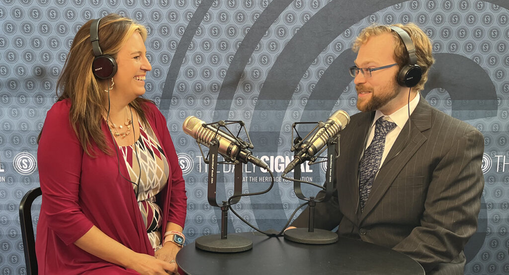Heather Wilson, co-founder of GiveSendGo, speaks with The Daily Signal's Tyler O'Neil