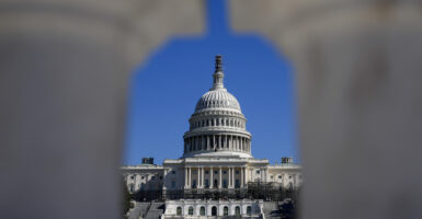 WASHINGTON, DC - OCTOBER 23: A view of the U.S. Capitol October 23, 2023 in Washington, DC. House Republicans are scheduled to hold a candidate forum this evening for Speaker of the House. The House Republican caucus is still searching for a new Speaker of the House candidate after Rep. Jim Jordan (R-OH) failed on three separate attempts to achieve a majority of votes in the House of Representatives. (Photo by Drew Angerer/Getty Images)
