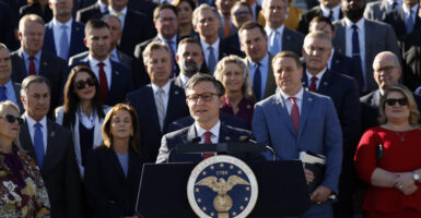 The House of Representatives approved the massive National Defense Authorization Act (NDAA) on Friday, complete with an amendment blocking the Pentagon from funding abortions with taxpayer dollars.(Photo by Chip Somodevilla/Getty Images)