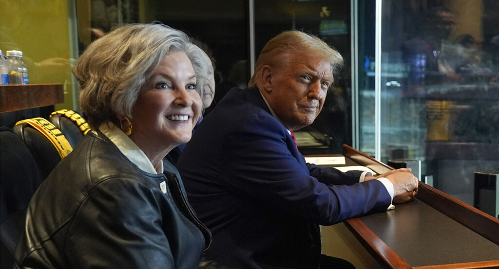 Donald Trump and Susan Wiles