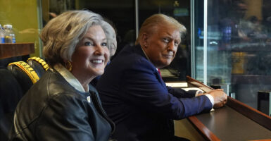 Donald Trump and Susan Wiles