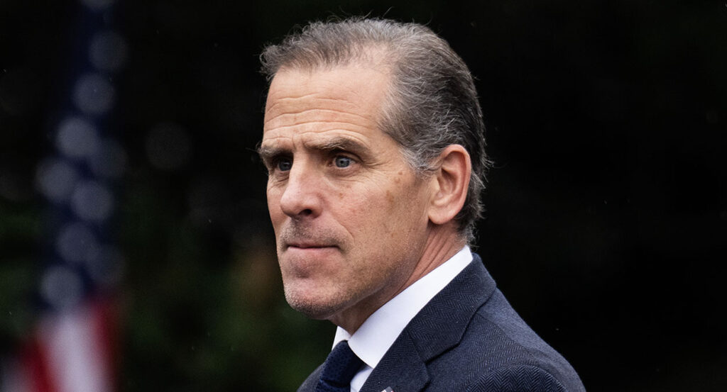 Hunter Biden in a suit