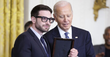 Joe Biden gives Presidential Medal of Freedom to Alex Soros