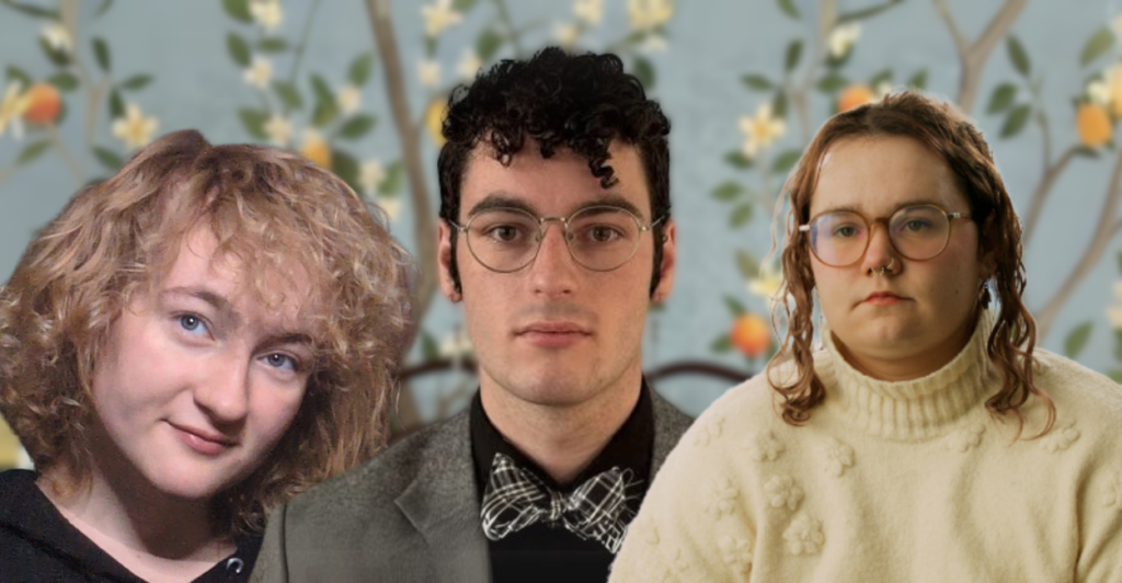 A photo collage of three gender detransitioners
