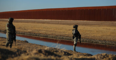 Illegal immigrants at the southern border