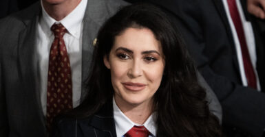 Representative Anna Paulina Luna in a suit