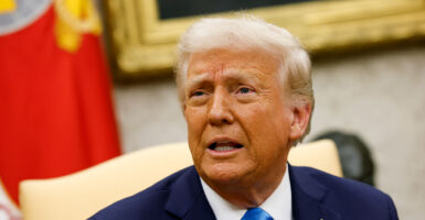 Donald Trump speaking.