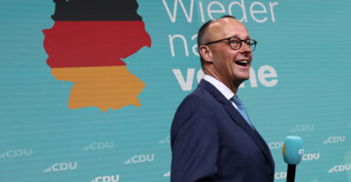 Christian Democratic Union leader and chancellor candidate Friedrich Merz.