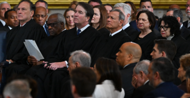 Supreme Court Justices. (Photo by Ricky Carioti - Pool via Getty Images)