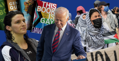 Photo collage of former President Joe Biden and various civil rights issues.