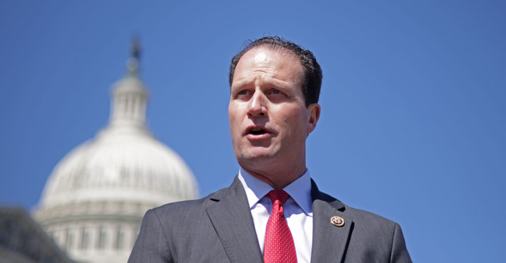 Rep. August Pfluger, R-Texas, is seen here in front of the U.S. Capitol on March 21, 2024.
