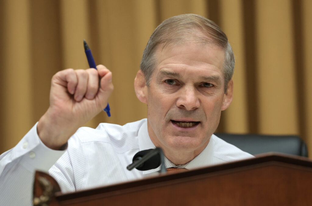 Rep. Jim Jordan, R-Ohio, gestures at a hearing on Sept. 20, 2023.