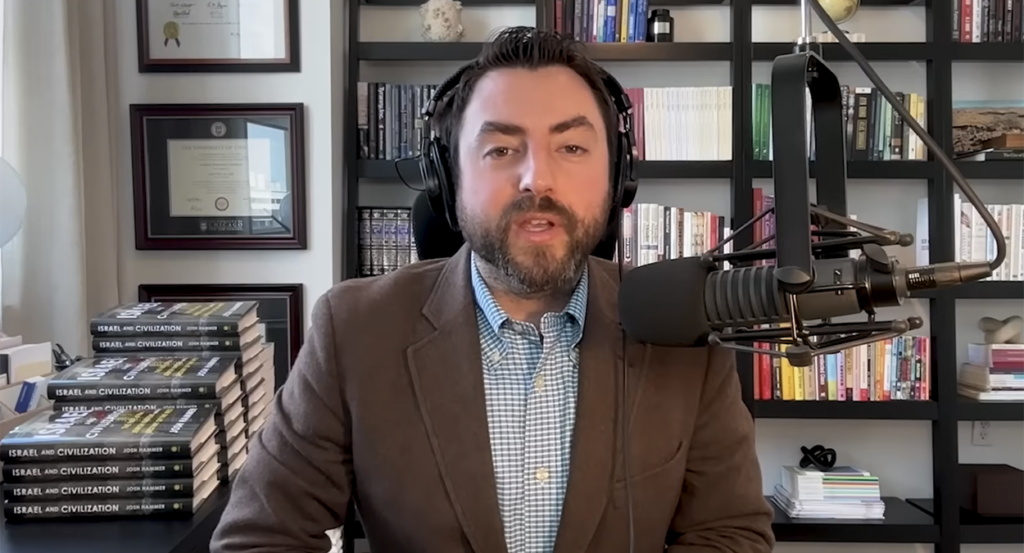 Josh Hammer in a dress shirt and sport coat