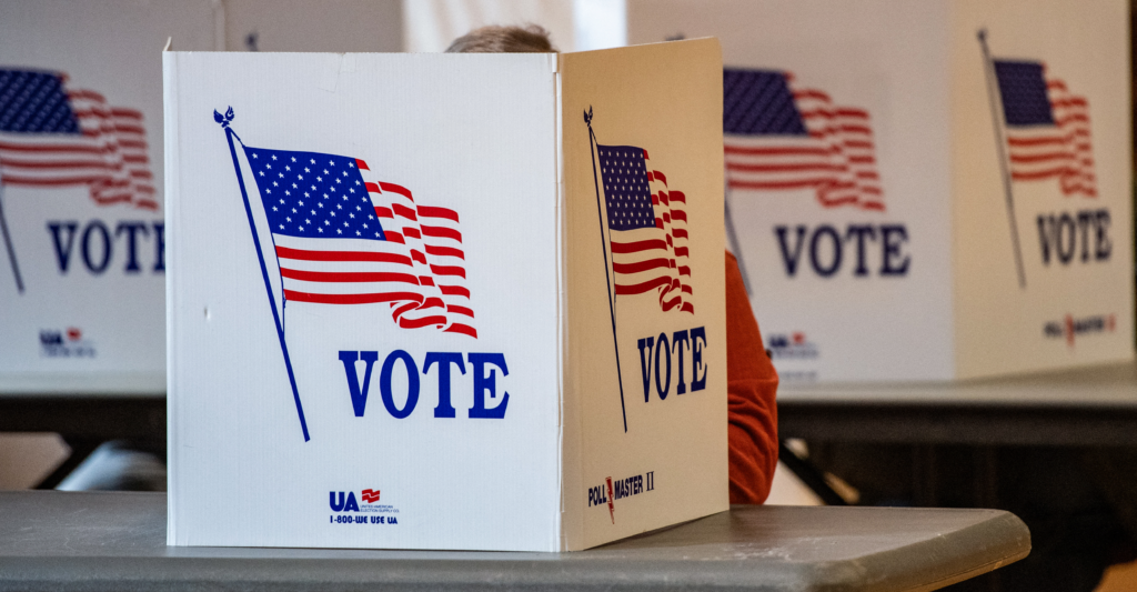 Americans voting in Lancaster, New Hampshire, on Nov. 5.