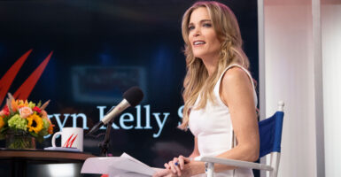 Megyn Kelly hosts her eponymously named radio show at SiriusXM's studios on May 20 in New York City.