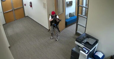 Audrey Hale, a former student of the Covenant School in Nashville, Tennesee, is seen in a surveillance camera image on March 27, 2023.