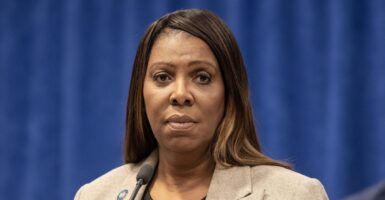 Close up of New York Attorney General Letitia James.