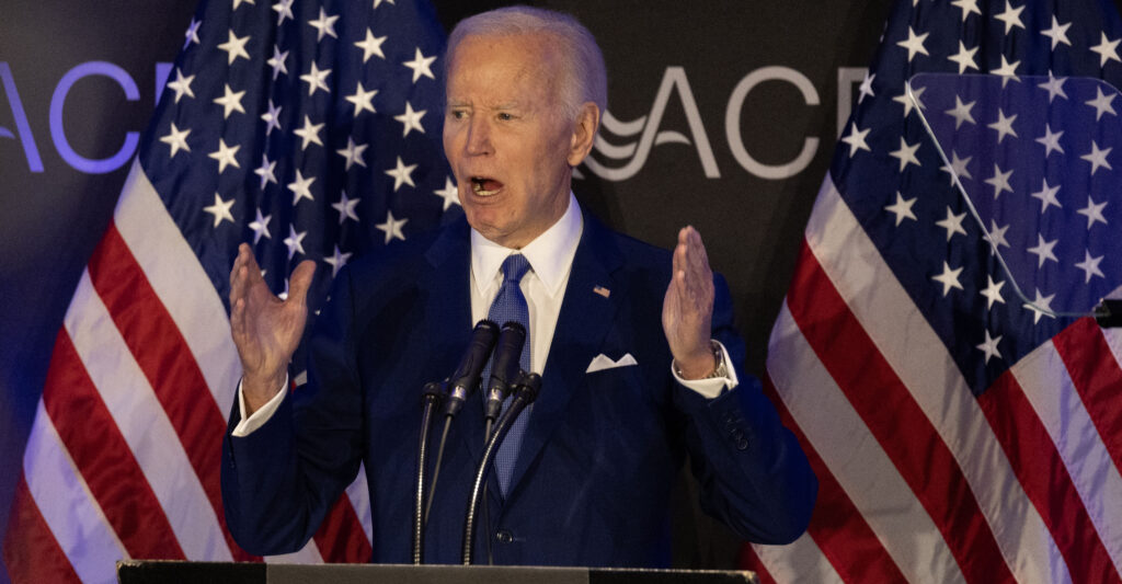 Former President Joe Biden delivers his first post-presidency speech on Tuesday.