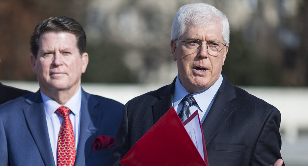 Mat Staver in a suit