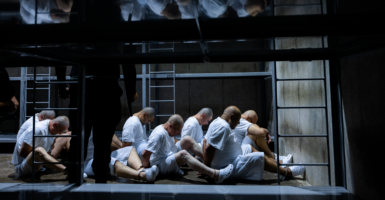 Members of Venezuela's Tren de Aragua gang and members of the MS-13 gang are behind bars in San Salvador, El Salvador.