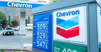 Gas prices at a Chevron station in Walnut Creek, California, on April 8, ranged from $5.09.9 a gallon for regular to $5.47.9 for premium.