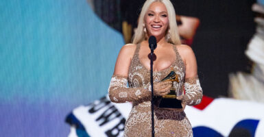 eyoncé is seen onstage at the 67th annual GRAMMY Awards on February 02, 2025 in Los Angeles, California. (Photo by Emma McIntyre/Getty Images for The Recording Academy )