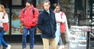 Ex-Rep. Anthony Weiner, seen here out and about on Feb. 23 in New York City, is seeking to return to public office.