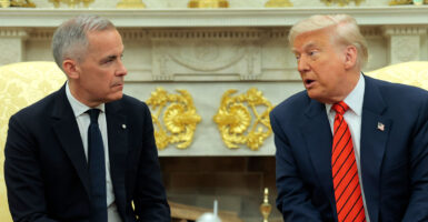 Canadian Prime Minister Mark Carney and U.S. President Donald Trump