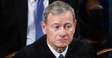 John Roberts gulps