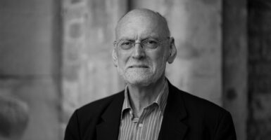 Lord Nigel Biggar in a suit at Oxford