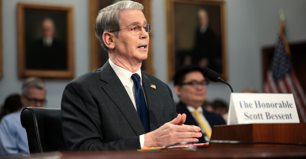 Treasury Secretary Scott Bessent testifies before the House Appropriations Committee on Tuesday.
