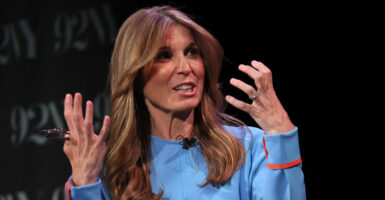 Nicolle Wallace, one of liberal MSNBC's ex-Republicans, is seen here on May 30, 2023, in New York City.