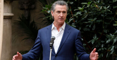 Democrat California Gov. Gavin Newsom
