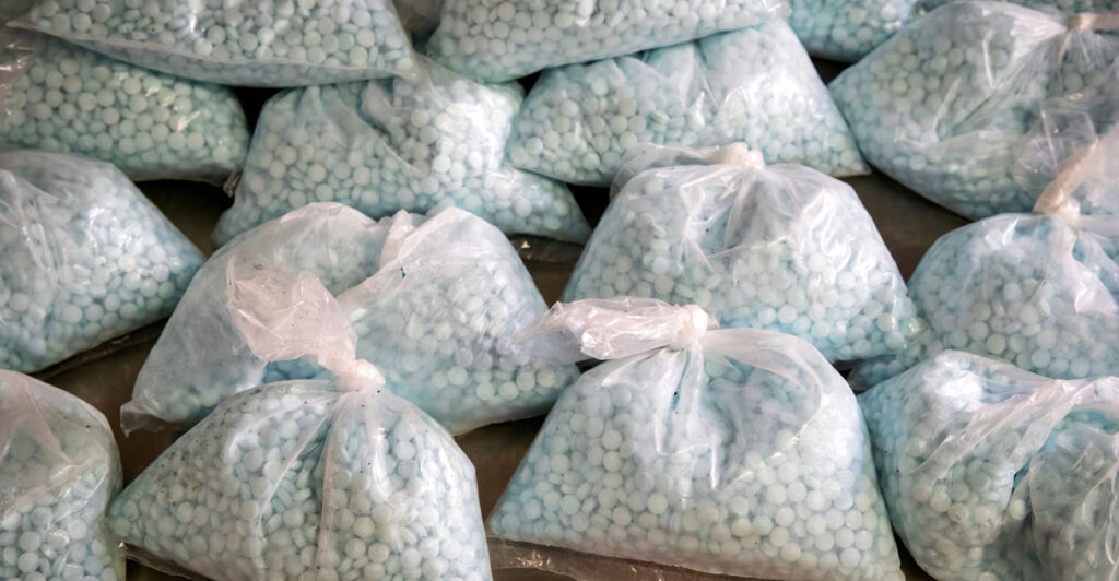 Large bags of fentanyl pills seized by U.S. Custom and Border Protection officers