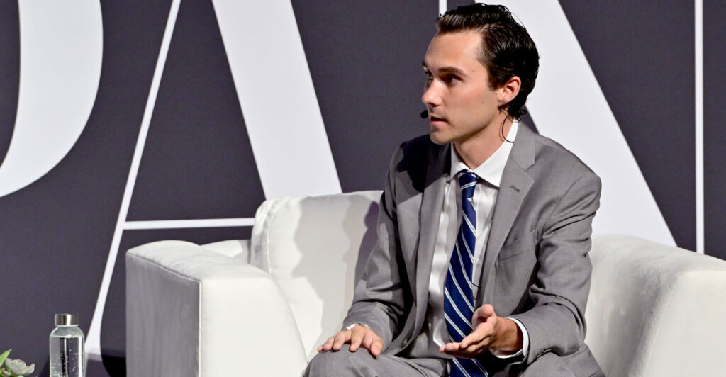 David Hogg, seen here on Sept. 17 in New York City, opted not to contest what was his impending ouster from the Democratic National Committee.