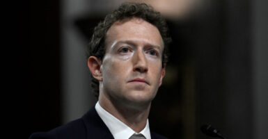Close-up of Mark Zuckerberg