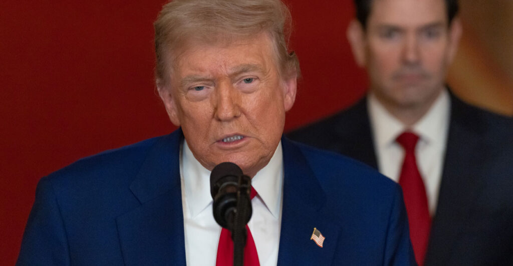 President Donald Trump and Secretary of State Marco Rubio