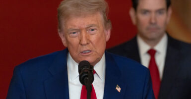 President Donald Trump and Secretary of State Marco Rubio