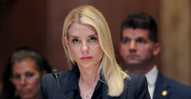 WASHINGTON, DC - JUNE 25: U.S. Attorney General Pam Bondi testifies before the Senate Appropriations Committee Subcommittee on Commerce, Justice, Science, and Related Agencies in the Dirksen Senate Office Building on June 25, 2025 in Washington, DC. The committee met to hear testimony to examine proposed budget estimates for fiscal year 2026 for the Department of Justice.