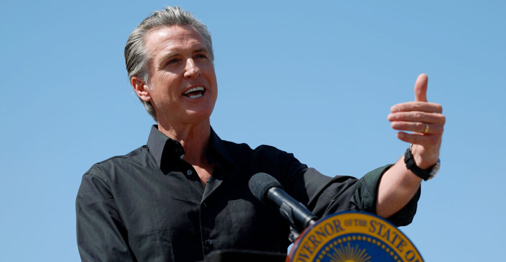 California Gov. Gavin Newsom