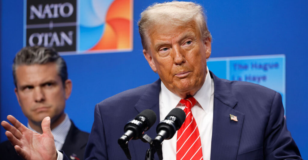 President Donald Trump and Defense Secretary Pete Hegseth