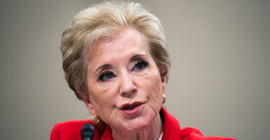 Education Secretary Linda McMahon