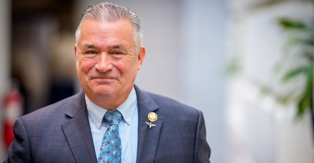 Rep. Don Bacon, R-Neb., arrives for a House Republican Conference meeting at the Capitol on May 6.