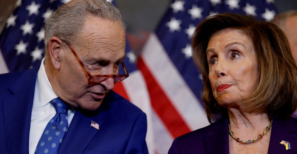 Sen. Chuck Schumer, D-N.Y., and Rep. Nancy Pelosi, D-Calif.