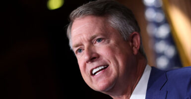 Close-up of Sen. Roger Marshall, R-Kan.