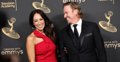 Joanna and Chip Gaines on the Emmy's red carpet