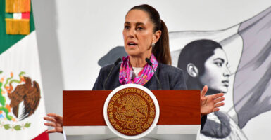 Mexican President Claudia Sheinbaum