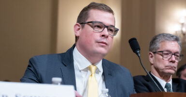 Mike Howell testifies at a congressional hearing.