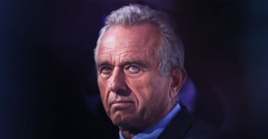 Robert F. Kennedy Jr. face looks forward